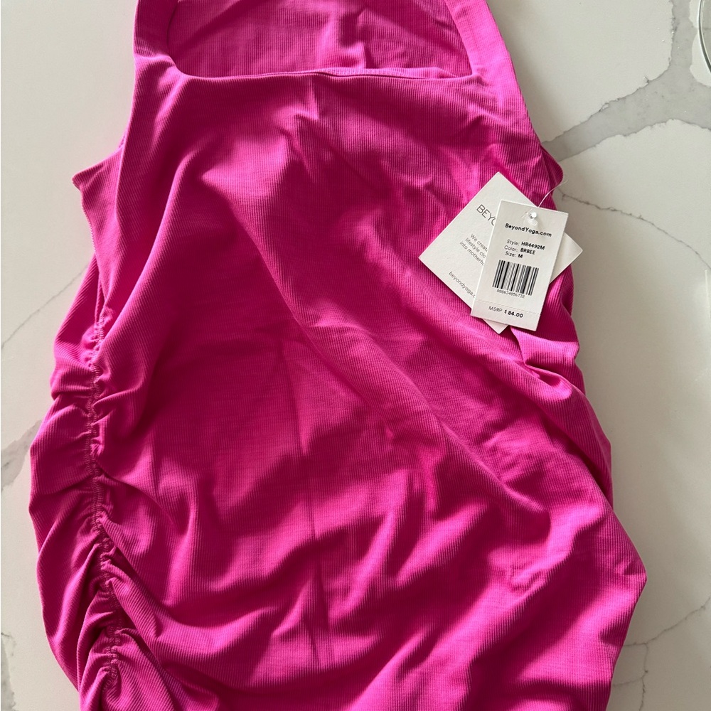 Beyond Yoga Ribbed Square Neck Maternity Tank